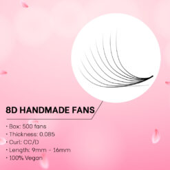 8D - 0.085 - HANDMADE FANS